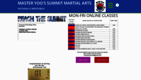 What Summittaekwondo.com website looked like in 2020 (4 years ago)