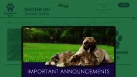 What Susquehannaanimalshelter.org website looked like in 2020 (4 years ago)