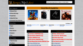 What Songs-mp3.net website looked like in 2020 (4 years ago)