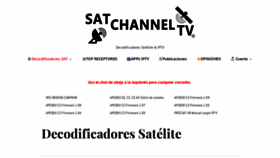 What Satchanneltv.com website looked like in 2020 (4 years ago)