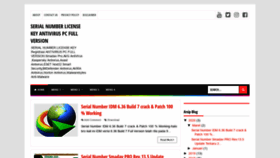 What Serialnumber-antiviruspc.blogspot.kr website looked like in 2020 (4 years ago)