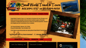 What Smallworldtravelandtours.com website looked like in 2020 (4 years ago)