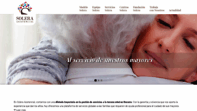 What Soleraasistencial.es website looked like in 2020 (4 years ago)