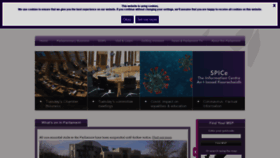 What Scottish.parliament.uk website looked like in 2020 (3 years ago)