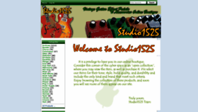 What Studio1525.com website looked like in 2020 (3 years ago)