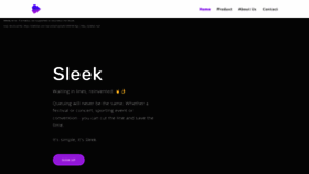 What Sleektext.com website looked like in 2020 (4 years ago)