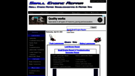 What Small-engine-repairs.com website looked like in 2020 (4 years ago)