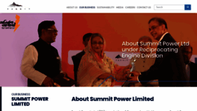 What Summitpowerltd.com website looked like in 2020 (3 years ago)