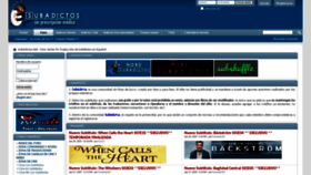 What Subadictos.net website looked like in 2020 (4 years ago)