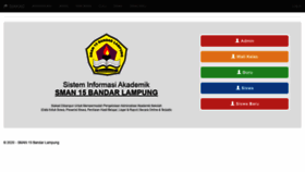 What Siakad.sman15-bdl.sch.id website looked like in 2020 (4 years ago)