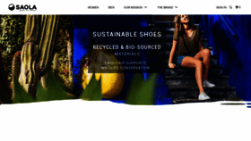 What Saolashoes.com website looked like in 2020 (4 years ago)