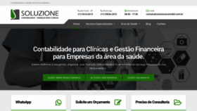 What Soluzionegestaodeclinicas.com.br website looked like in 2020 (4 years ago)