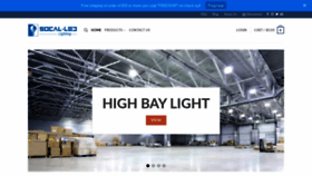 What Socalledlighting.com website looked like in 2020 (4 years ago)