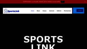 What Sportslink.ie website looked like in 2020 (4 years ago)
