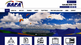 What Safa.asn.au website looked like in 2020 (4 years ago)