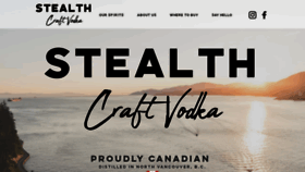 What Stealthvodka.com website looked like in 2020 (3 years ago)