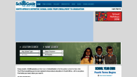 What Schoolguide.co.za website looked like in 2020 (4 years ago)