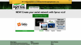 What Spruz.com website looked like in 2020 (4 years ago)