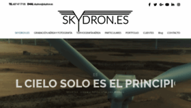 What Skydron.es website looked like in 2020 (4 years ago)