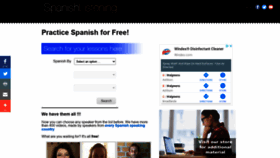 What Spanishlistening.org website looked like in 2020 (3 years ago)