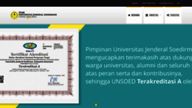 What Spmb.unsoed.ac.id website looked like in 2020 (4 years ago)