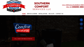 What Southerncomfortserviceshvac.com website looked like in 2020 (4 years ago)