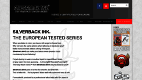 What Silverbackink.eu website looked like in 2020 (4 years ago)