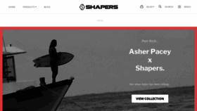 What Shapersfins.com website looked like in 2020 (4 years ago)