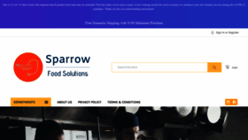 What Sparrowfoodsolutions.com website looked like in 2020 (4 years ago)