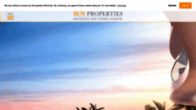 What Sunpropertiesmarbella.com website looked like in 2020 (4 years ago)