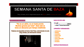 What Semanasantadebaza.com website looked like in 2020 (4 years ago)