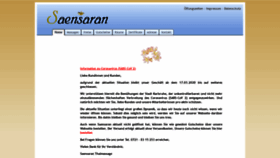 What Saensaran-thaimassage.de website looked like in 2020 (4 years ago)