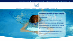 What Schwimmschule-delphin.de website looked like in 2020 (4 years ago)