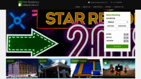 What Starresidencyhotels.com website looked like in 2020 (3 years ago)