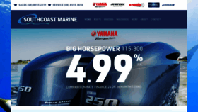 What Southcoastmarine.com.au website looked like in 2020 (4 years ago)
