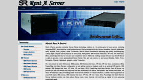 What Serversrent.com website looked like in 2020 (4 years ago)
