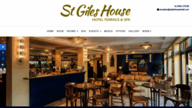 What Stgileshousehotel.co.uk website looked like in 2020 (4 years ago)