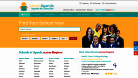 What Schoolsuganda.com website looked like in 2020 (4 years ago)