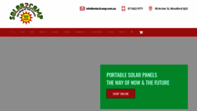 What Solar2camp.com.au website looked like in 2020 (4 years ago)