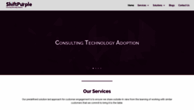 What Shiftpurple.com website looked like in 2020 (4 years ago)