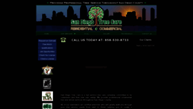 What Sandiegotreecare.com website looked like in 2020 (4 years ago)