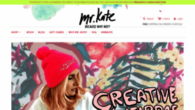 What Shop.mrkate.com website looked like in 2020 (4 years ago)