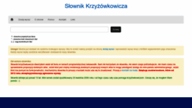 What Slownik.adiasz.pl website looked like in 2020 (4 years ago)