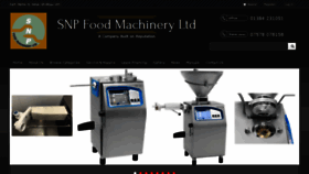 What Snpfoodmachinery.co.uk website looked like in 2020 (4 years ago)