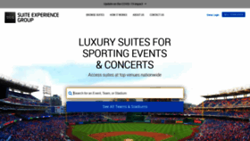 What Suiteexperiencegroup.com website looked like in 2020 (5 years ago)