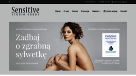 What Sensurody.pl website looked like in 2020 (5 years ago)
