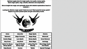 What Spellbounded.com website looked like in 2020 (3 years ago)