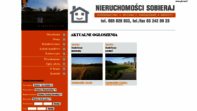 What Sobieraj-nieruchomosci.pl website looked like in 2020 (4 years ago)