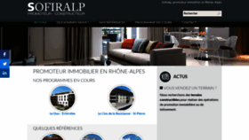 What Sofiralp.fr website looked like in 2020 (4 years ago)