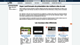 What Super-leref.be website looked like in 2020 (4 years ago)